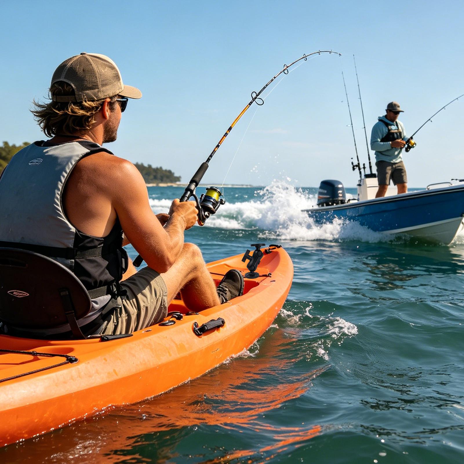 Fishing Kayak Fish Finder Mount - Supporto per Ecoscandaglio da Kayak Regolabile