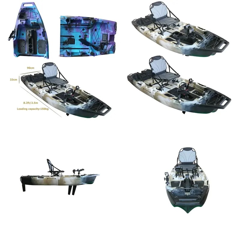 Fishing Kayak Seat - Kayak Modulare Monoposto da 8 Piedi