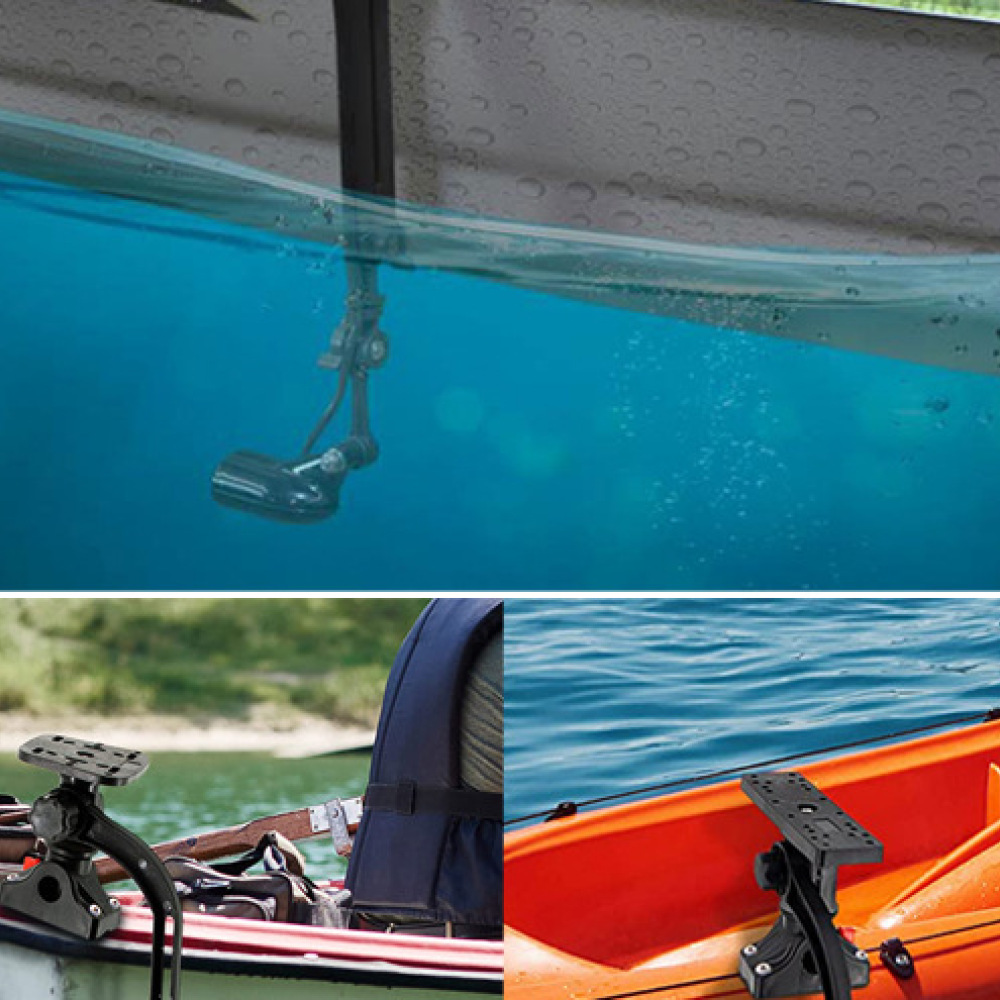 Fishing Kayak Fish Finder Mount - Supporto per Ecoscandaglio da Barca da