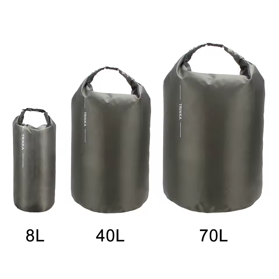 Fishing Kayak Cart - Borsa Impermeabile Roll-Top da 8L, 40L,