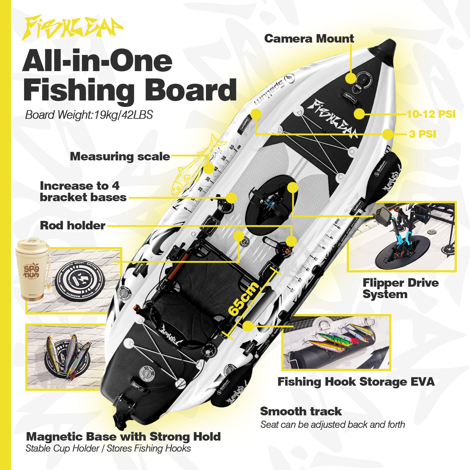 Kayak Gonfiabile da Pesca Spat - Fishing Kayak Seat recensione e prezzo